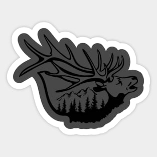 Westcoast Elk Sticker